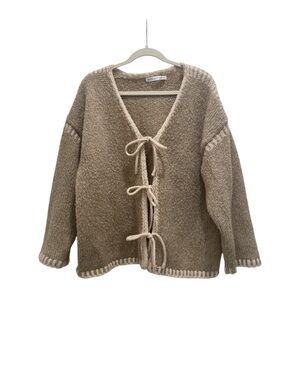 Altar’d State Tie-Front Knit Sweater